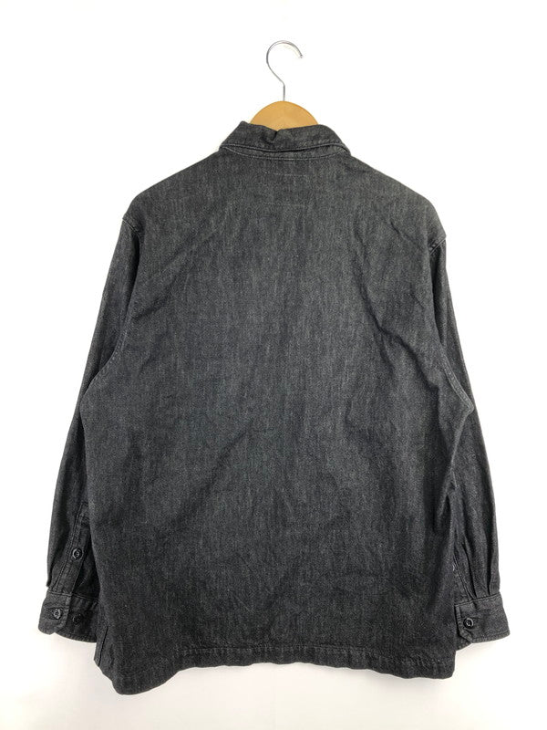 【中古品】【メンズ】 WTAPS ダブルタップス 23SS CBW LS COTTON DENIM 231BRDT-SHM01 デニム シャツ ジャケット ライトアウター 142-260519-na-13-tagh サイズ：2 カラー：ブラック 万代Net店