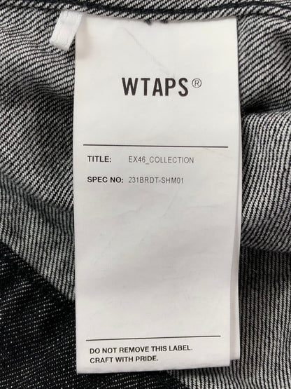 【中古品】【メンズ】 WTAPS ダブルタップス 23SS CBW LS COTTON DENIM 231BRDT-SHM01 デニム シャツ ジャケット ライトアウター 142-260519-na-13-tagh サイズ：2 カラー：ブラック 万代Net店