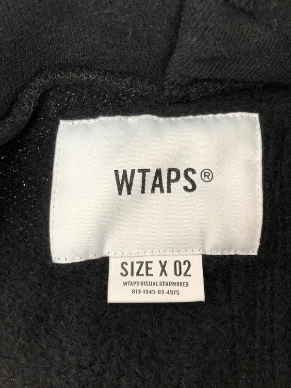【中古品】【メンズ】 WTAPS ダブルタップス RAGS HOODED 211ATDT-CSM39 プルオーバー フーディー パーカー 142-260519-na-12-tagh サイズ：2 カラー：ブラック 万代Net店
