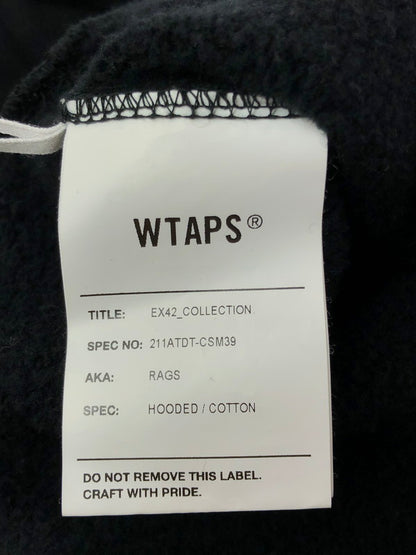 【中古品】【メンズ】 WTAPS ダブルタップス RAGS HOODED 211ATDT-CSM39 プルオーバー フーディー パーカー 142-260519-na-12-tagh サイズ：2 カラー：ブラック 万代Net店