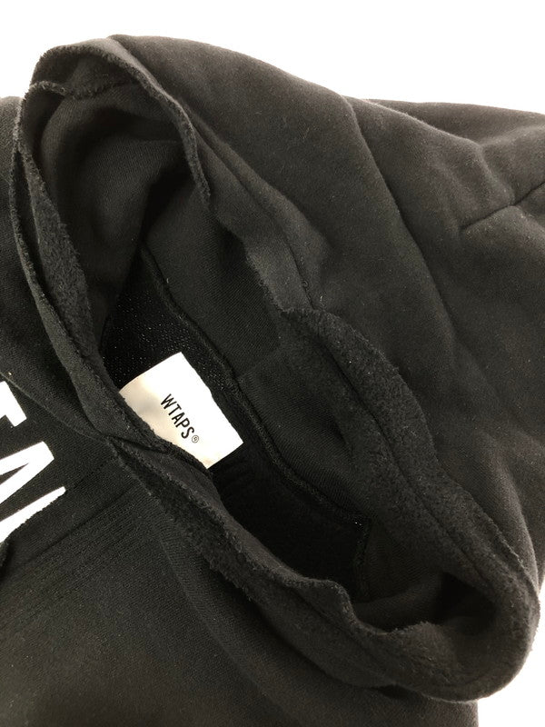 【中古品】【メンズ】 WTAPS ダブルタップス RAGS HOODED 211ATDT-CSM39 プルオーバー フーディー パーカー 142-260519-na-12-tagh サイズ：2 カラー：ブラック 万代Net店
