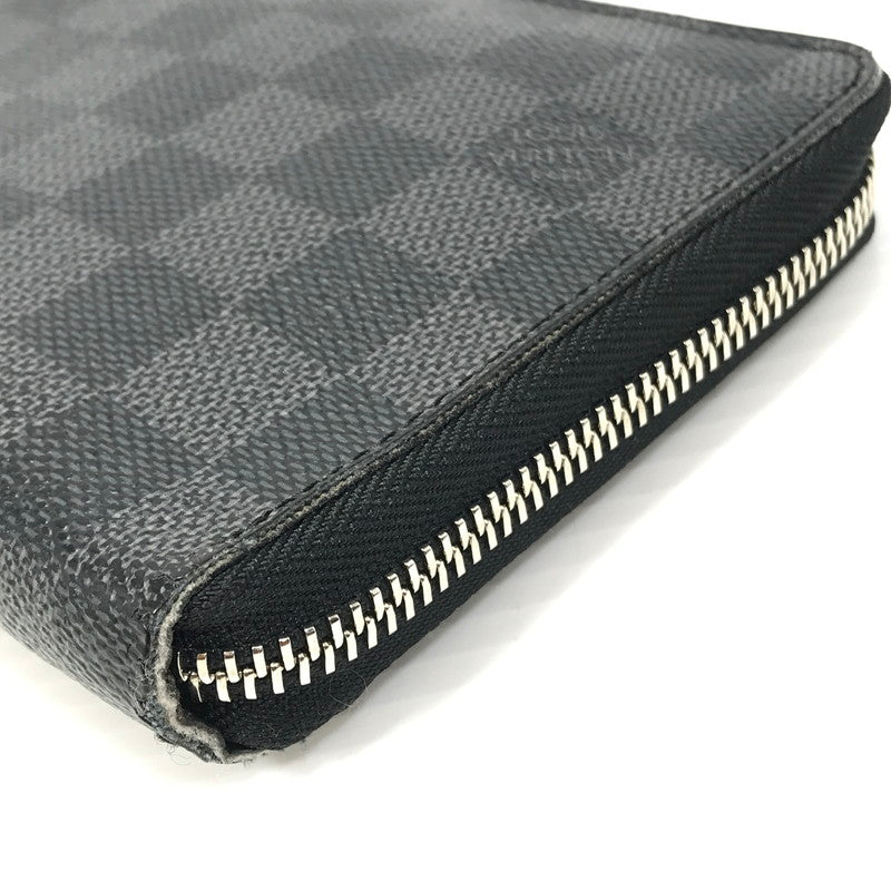 【中古品】【メンズ】 LOUIS VUITTON ダミエ グラフィット ジッピーオーガナイザー CA4099 N63077 長財布 179-260522-ki-15-tagh カラー：ブラック 万代Net店