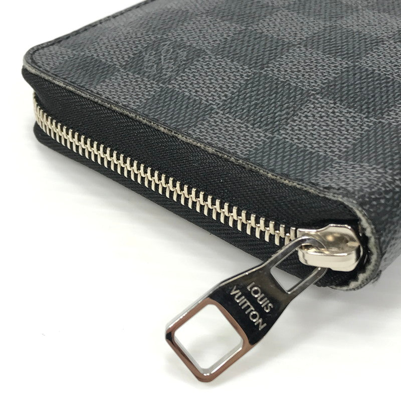 【中古品】【メンズ】 LOUIS VUITTON ダミエ グラフィット ジッピーオーガナイザー CA4099 N63077 長財布 179-260522-ki-15-tagh カラー：ブラック 万代Net店