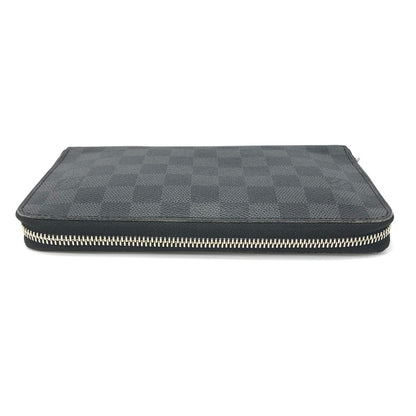 【中古品】【メンズ】 LOUIS VUITTON ダミエ グラフィット ジッピーオーガナイザー CA4099 N63077 長財布 179-260522-ki-15-tagh カラー：ブラック 万代Net店