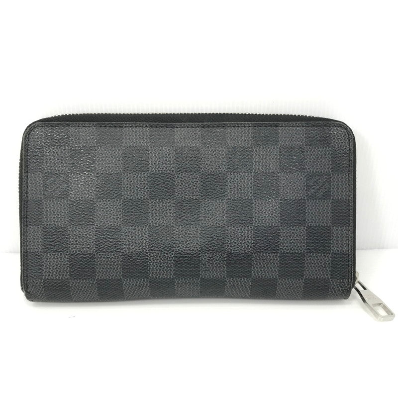 【中古品】【メンズ】 LOUIS VUITTON ダミエ グラフィット ジッピーオーガナイザー CA4099 N63077 長財布 179-260522-ki-15-tagh カラー：ブラック 万代Net店