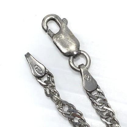 【中古品】【メンズ/レディース】 AVALANCHE SV925 SCREW CHAIN NECKLACE シルバー925 スクリュー チェーン ネックレス アクセサリー 192-260522-ki-11-tagh カラー：シルバー 万代Net店
