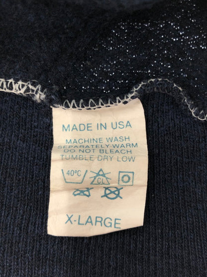 【現状渡し品】【メンズ】 JEAN TOP ジーン トップ 70～80S HOODIE USA製 70～80年代 フーディー ヴィンテージ ライトアウター 146-260530-rt-06-tagh サイズ：XL カラー：ネイビー 万代Net店