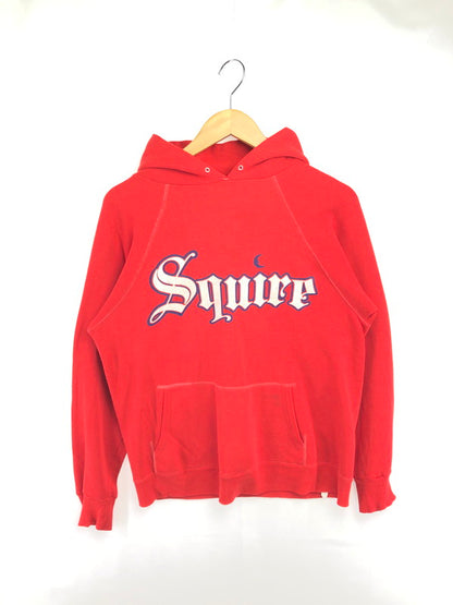 【中古品】【メンズ】 VINTAGE USA製 SQUIRE LOGO HOODIE ヴィンテージ アメリカ製 スクエア ロゴ フーディー スウェット パーカー トップス 146-260525-ki-21-tagh サイズ：表記なし カラー：レッド 万代Net店