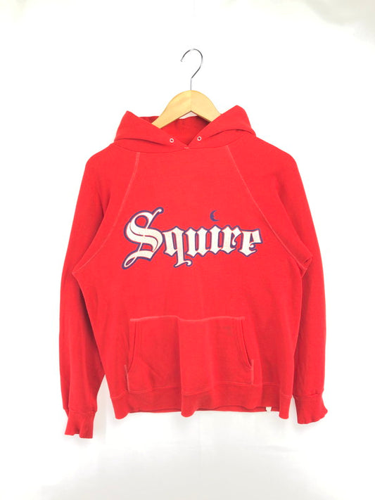 【中古品】【メンズ】 VINTAGE USA製 SQUIRE LOGO HOODIE ヴィンテージ アメリカ製 スクエア ロゴ フーディー スウェット パーカー トップス 146-260525-ki-21-tagh サイズ：表記なし カラー：レッド 万代Net店