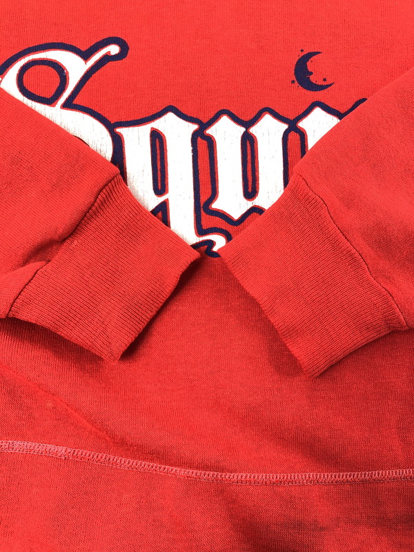 【中古品】【メンズ】 VINTAGE USA製 SQUIRE LOGO HOODIE ヴィンテージ アメリカ製 スクエア ロゴ フーディー スウェット パーカー トップス 146-260525-ki-21-tagh サイズ：表記なし カラー：レッド 万代Net店