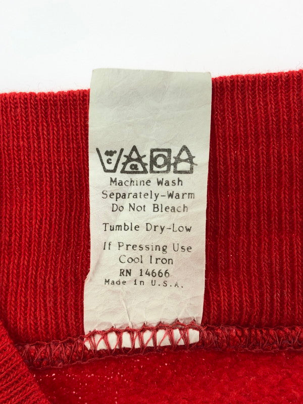 【中古品】【メンズ】 VINTAGE USA製 SQUIRE LOGO HOODIE ヴィンテージ アメリカ製 スクエア ロゴ フーディー スウェット パーカー トップス 146-260525-ki-21-tagh サイズ：表記なし カラー：レッド 万代Net店