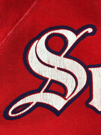 【中古品】【メンズ】 VINTAGE USA製 SQUIRE LOGO HOODIE ヴィンテージ アメリカ製 スクエア ロゴ フーディー スウェット パーカー トップス 146-260525-ki-21-tagh サイズ：表記なし カラー：レッド 万代Net店