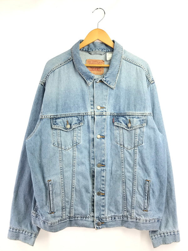 【現状渡し品】【メンズ】 LEVI'S リーバイス DENIM TRACKER JACKET 705070609 デニム トラッカー ジャケット ジージャン ライトアウター 146-260917-rt-42-tagh サイズ：XXL カラー：ライトインディゴ 万代Net店