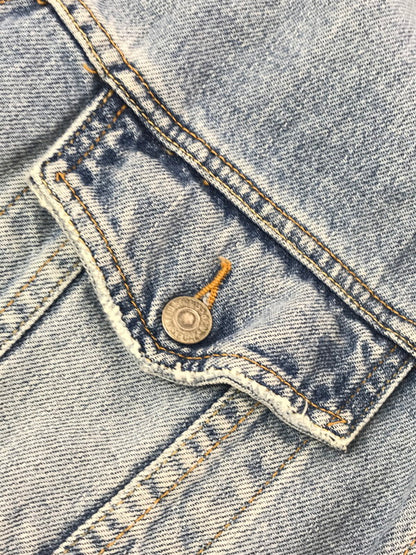 【現状渡し品】【メンズ】 LEVI'S リーバイス DENIM TRACKER JACKET 705070609 デニム トラッカー ジャケット ジージャン ライトアウター 146-260917-rt-42-tagh サイズ：XXL カラー：ライトインディゴ 万代Net店
