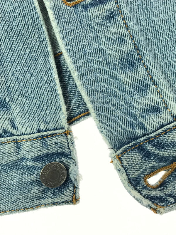 【現状渡し品】【メンズ】 LEVI'S リーバイス DENIM TRACKER JACKET 705070609 デニム トラッカー ジャケット ジージャン ライトアウター 146-260917-rt-42-tagh サイズ：XXL カラー：ライトインディゴ 万代Net店