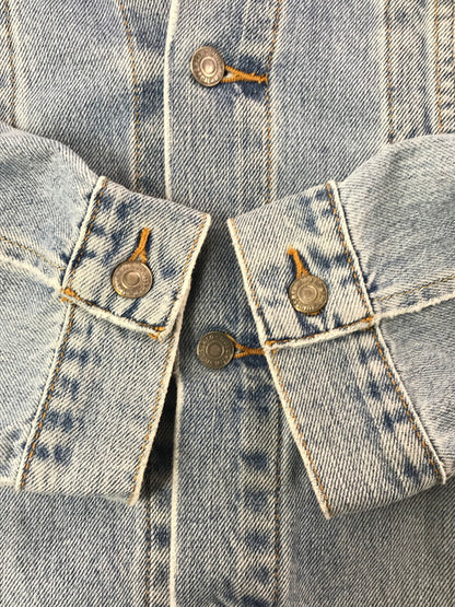【現状渡し品】【メンズ】 LEVI'S リーバイス DENIM TRACKER JACKET 705070609 デニム トラッカー ジャケット ジージャン ライトアウター 146-260917-rt-42-tagh サイズ：XXL カラー：ライトインディゴ 万代Net店