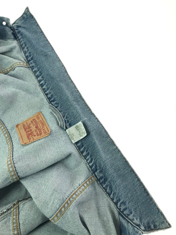 【現状渡し品】【メンズ】 LEVI'S リーバイス DENIM TRACKER JACKET 705070609 デニム トラッカー ジャケット ジージャン ライトアウター 146-260917-rt-42-tagh サイズ：XXL カラー：ライトインディゴ 万代Net店
