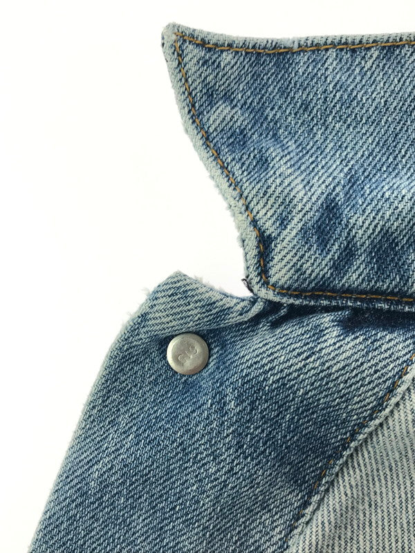 【現状渡し品】【メンズ】 LEVI'S リーバイス DENIM TRACKER JACKET 705070609 デニム トラッカー ジャケット ジージャン ライトアウター 146-260917-rt-42-tagh サイズ：XXL カラー：ライトインディゴ 万代Net店