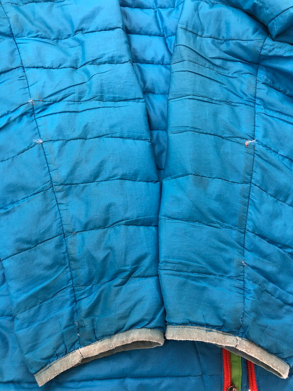 【現状渡し品】【メンズ】 PATAGONIA パタゴニア DOWN SWEATER LIGHT BLUE 84673 12年製 ダウン セーター アウター 144-260530-rt-07-tagh サイズ：M カラー：ライトブルー 万代Net店