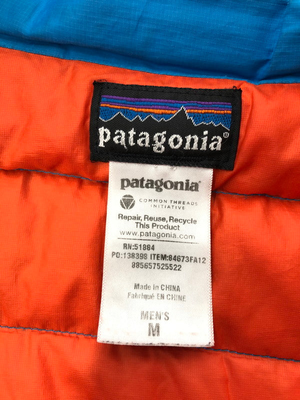 【現状渡し品】【メンズ】 PATAGONIA パタゴニア DOWN SWEATER LIGHT BLUE 84673 12年製 ダウン セーター アウター 144-260530-rt-07-tagh サイズ：M カラー：ライトブルー 万代Net店
