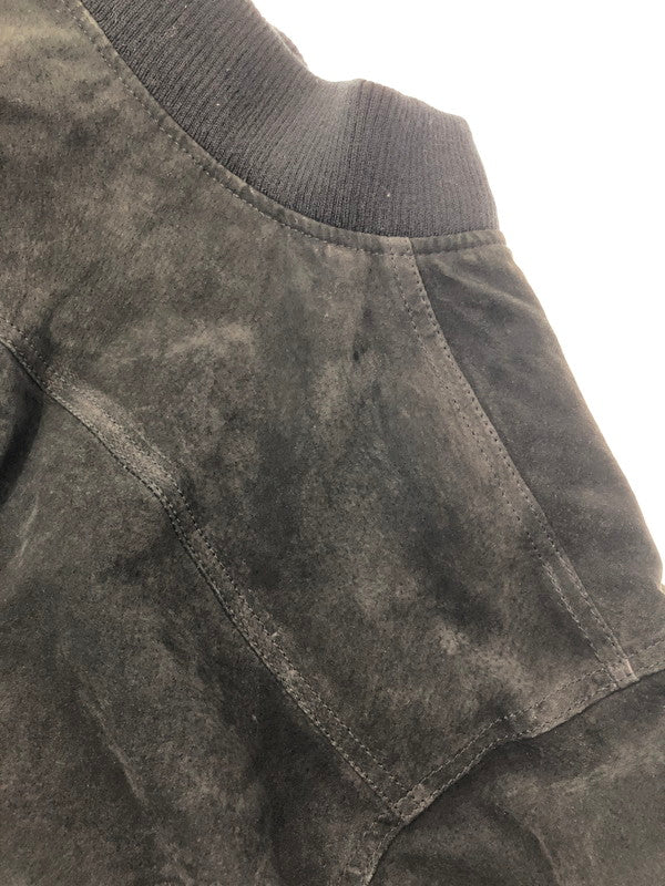 【中古品】【メンズ】 PORT AUTHORITY ポートオーソリティ SUEDE LETTERMAN JACKET J-782 スエード レターマン ジャケット アウター 146-260528-ki-03-tagh サイズ：M カラー：ブラック 万代Net店