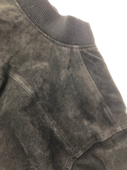 【中古品】【メンズ】 PORT AUTHORITY ポートオーソリティ SUEDE LETTERMAN JACKET J-782 スエード レターマン ジャケット アウター 146-260528-ki-03-tagh サイズ：M カラー：ブラック 万代Net店