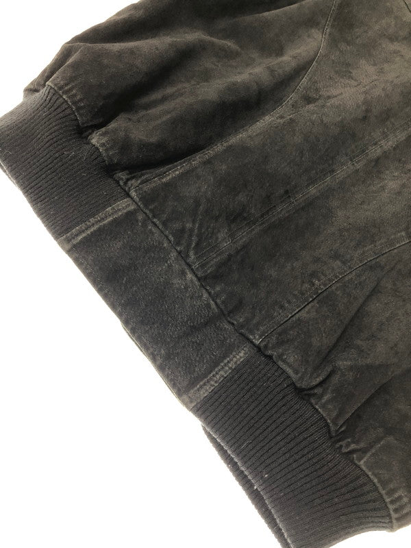 【中古品】【メンズ】 PORT AUTHORITY ポートオーソリティ SUEDE LETTERMAN JACKET J-782 スエード レターマン ジャケット アウター 146-260528-ki-03-tagh サイズ：M カラー：ブラック 万代Net店