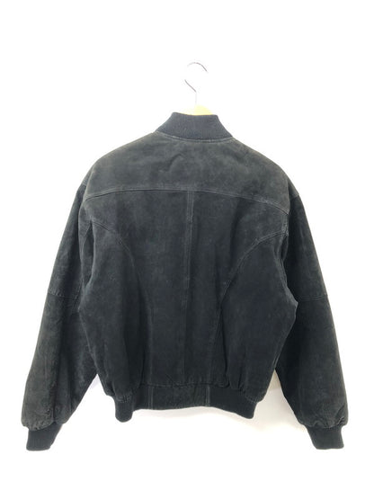 【中古品】【メンズ】 PORT AUTHORITY ポートオーソリティ SUEDE LETTERMAN JACKET J-782 スエード レターマン ジャケット アウター 146-260528-ki-03-tagh サイズ：M カラー：ブラック 万代Net店