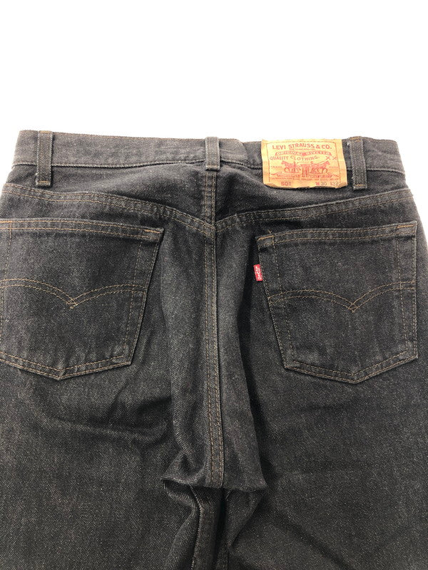 【中古品】【メンズ】 LEVI'S 80S USA製 先染め 刻印524 DENIM PANTS 501-0658 デニムパンツ ジーンズ ボトムス 157-260528-ki-13-tagh サイズ：W30 L32 カラー：ブラック 万代Net店