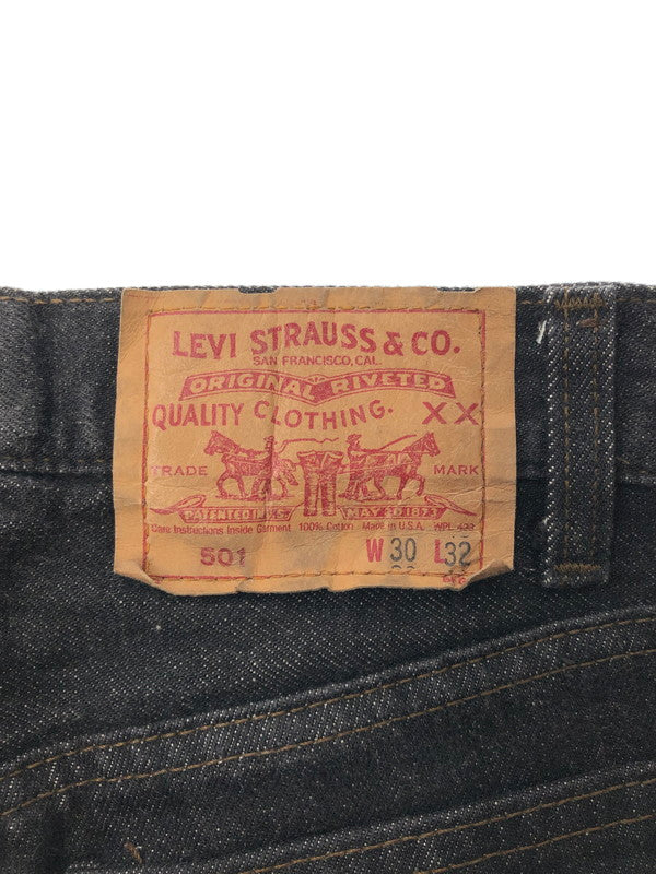 【中古品】【メンズ】 LEVI'S 80S USA製 先染め 刻印524 DENIM PANTS 501-0658 デニムパンツ ジーンズ ボトムス 157-260528-ki-13-tagh サイズ：W30 L32 カラー：ブラック 万代Net店