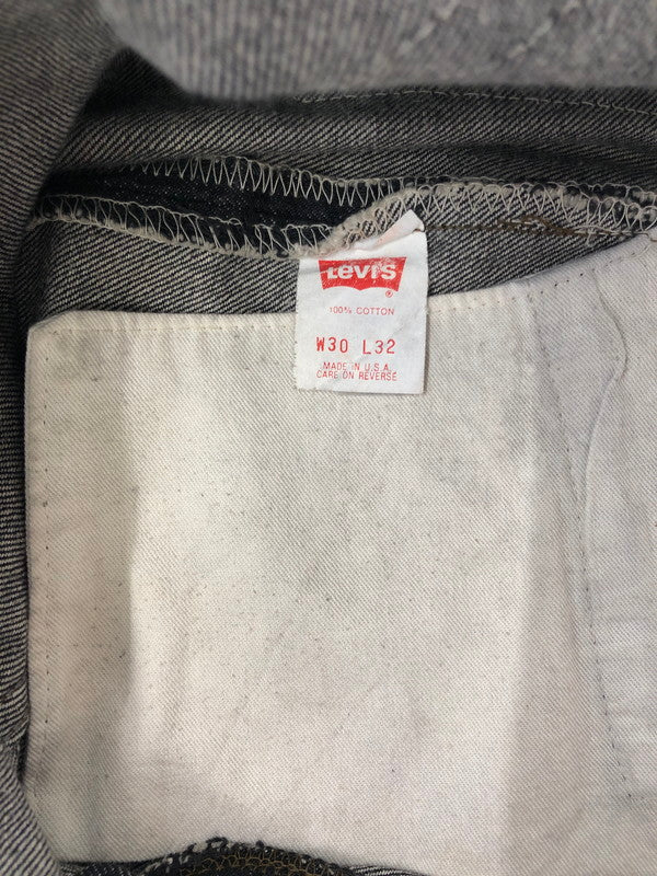 【中古品】【メンズ】 LEVI'S 80S USA製 先染め 刻印524 DENIM PANTS 501-0658 デニムパンツ ジーンズ ボトムス 157-260528-ki-13-tagh サイズ：W30 L32 カラー：ブラック 万代Net店