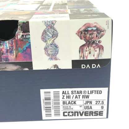 【中古美品】【メンズ】 RADWIMPS ラッドウィンプス × ATMOS アトモス × CONVERSE コンバース ALL STAR (R) LIFTED Z HI AT RW 31316160 スニーカー 靴 162-260913-rt-29-tagh サイズ：27.5cm US9 カラー：ブラック 万代Net店