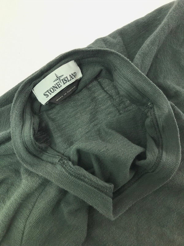 【中古品】【メンズ】 STONE ISLAND ストーン アイランド L/S TEE CHARCOAL GRAY 711521511 ロングスリーブ Tシャツ 長袖Tシャツ 141-260523-rt-20-tagh サイズ：L カラー：チャコールグレー 万代Net店