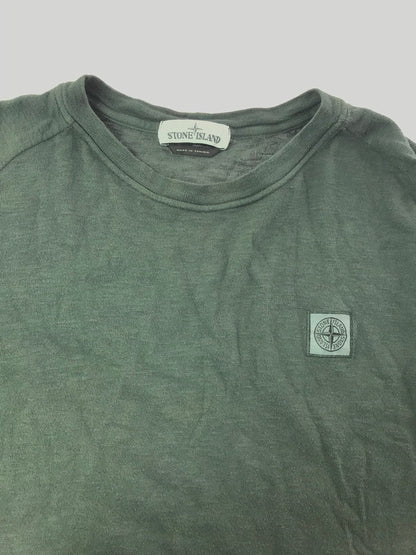 【中古品】【メンズ】 STONE ISLAND ストーン アイランド L/S TEE CHARCOAL GRAY 711521511 ロングスリーブ Tシャツ 長袖Tシャツ 141-260523-rt-20-tagh サイズ：L カラー：チャコールグレー 万代Net店