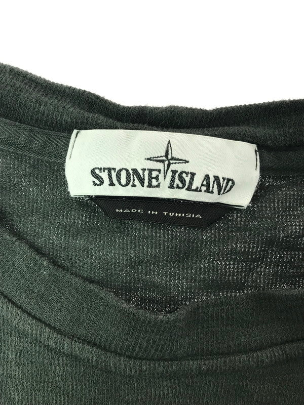 【中古品】【メンズ】 STONE ISLAND ストーン アイランド L/S TEE CHARCOAL GRAY 711521511 ロングスリーブ Tシャツ 長袖Tシャツ 141-260523-rt-20-tagh サイズ：L カラー：チャコールグレー 万代Net店