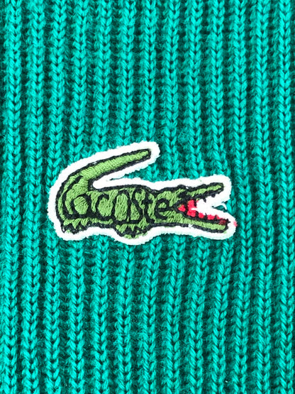 【中古品】【メンズ】 CHEMISE LACOSTE シュミーズ ラコステ 80's KNIT SWEATER GREEN 80年代 ニット セーター ヴィンテージ トップス 146-260913-rt-15-tagh サイズ：3 カラー：グリーン 万代Net店