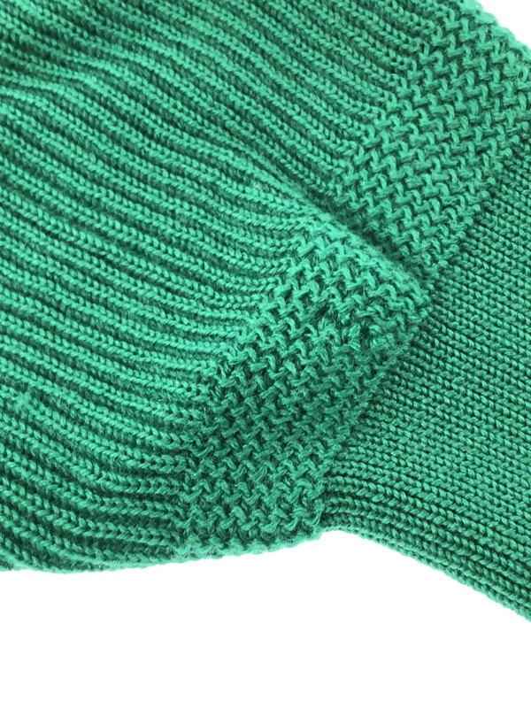 【中古品】【メンズ】 CHEMISE LACOSTE シュミーズ ラコステ 80's KNIT SWEATER GREEN 80年代 ニット セーター ヴィンテージ トップス 146-260913-rt-15-tagh サイズ：3 カラー：グリーン 万代Net店