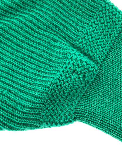 【中古品】【メンズ】 CHEMISE LACOSTE シュミーズ ラコステ 80's KNIT SWEATER GREEN 80年代 ニット セーター ヴィンテージ トップス 146-260913-rt-15-tagh サイズ：3 カラー：グリーン 万代Net店