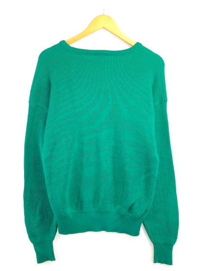 【中古品】【メンズ】 CHEMISE LACOSTE シュミーズ ラコステ 80's KNIT SWEATER GREEN 80年代 ニット セーター ヴィンテージ トップス 146-260913-rt-15-tagh サイズ：3 カラー：グリーン 万代Net店