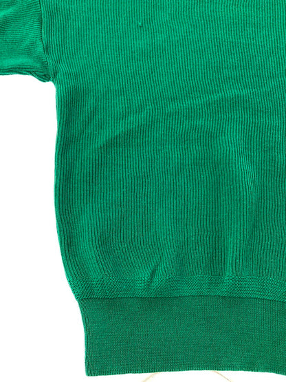 【中古品】【メンズ】 CHEMISE LACOSTE シュミーズ ラコステ 80's KNIT SWEATER GREEN 80年代 ニット セーター ヴィンテージ トップス 146-260913-rt-15-tagh サイズ：3 カラー：グリーン 万代Net店
