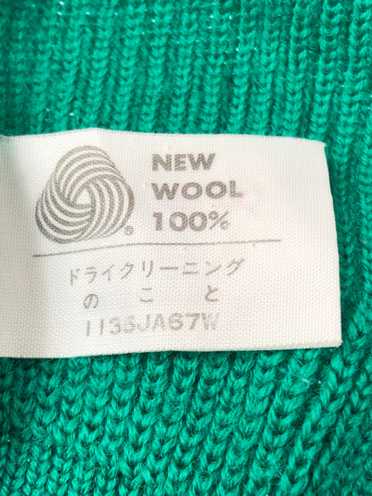 【中古品】【メンズ】 CHEMISE LACOSTE シュミーズ ラコステ 80's KNIT SWEATER GREEN 80年代 ニット セーター ヴィンテージ トップス 146-260913-rt-15-tagh サイズ：3 カラー：グリーン 万代Net店