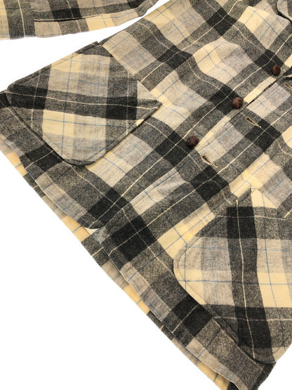 【中古品】【メンズ】 PENDLETON ペンンドルトン 50's WOOL CHECK JACKET 50年代 ウール チェック ジャケット アウター ヴィンテージ 146-260530-rt-04-tagh サイズ：M カラー：グレー 万代Net店
