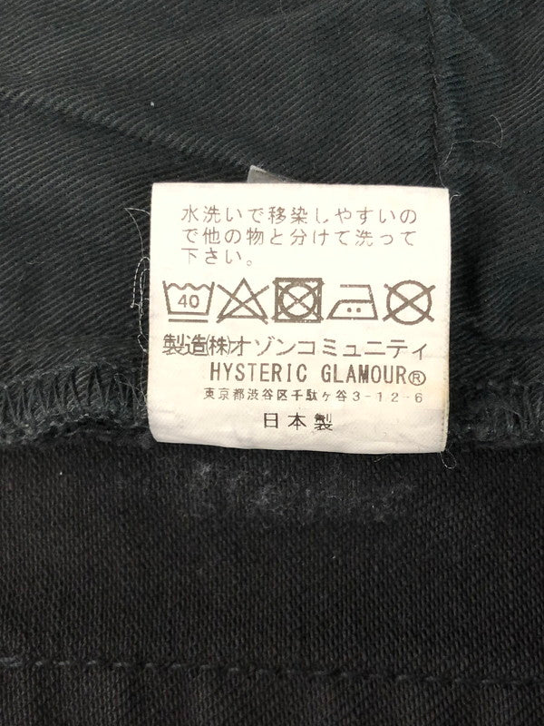【中古品】【メンズ】 HYSTERIC GLAMOUR KPR加工 BLACK DENIM PANTS 0261AP14 ブラック デニム パンツ ジーンズ ボトムス 151-260528-ki-11-tagh サイズ：W32 L32 カラー：ブラック 万代Net店