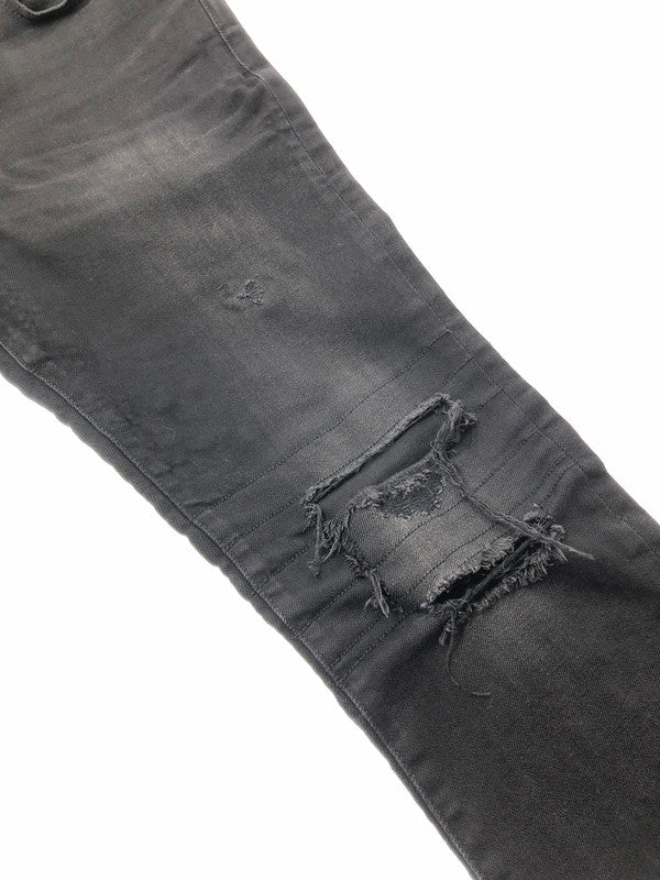 【中古品】【メンズ】 HYSTERIC GLAMOUR KPR加工 BLACK DENIM PANTS 0261AP14 ブラック デニム パンツ ジーンズ ボトムス 151-260528-ki-11-tagh サイズ：W32 L32 カラー：ブラック 万代Net店