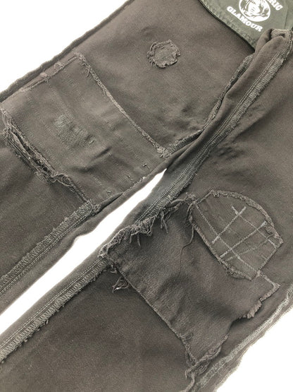 【中古品】【メンズ】 HYSTERIC GLAMOUR KPR加工 BLACK DENIM PANTS 0261AP14 ブラック デニム パンツ ジーンズ ボトムス 151-260528-ki-11-tagh サイズ：W32 L32 カラー：ブラック 万代Net店