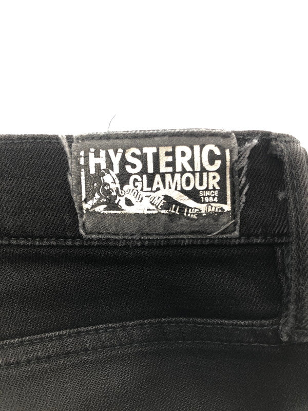 【中古品】【メンズ】 HYSTERIC GLAMOUR KPR加工 BLACK DENIM PANTS 0261AP14 ブラック デニム パンツ ジーンズ ボトムス 151-260528-ki-11-tagh サイズ：W32 L32 カラー：ブラック 万代Net店