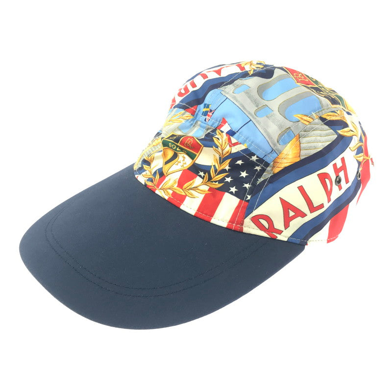 【中古品】【メンズ】 POLO RALPH LAUREN ポロ ラルフローレン CHARIOTS OF FIRE STUDIUM LONG BILL CAP 0200011557 ロング ビル キャップ 帽子 185-260607-na-09-tagh サイズ：ONE SIZE 59cm カラー：マルチカラー 万代Net店