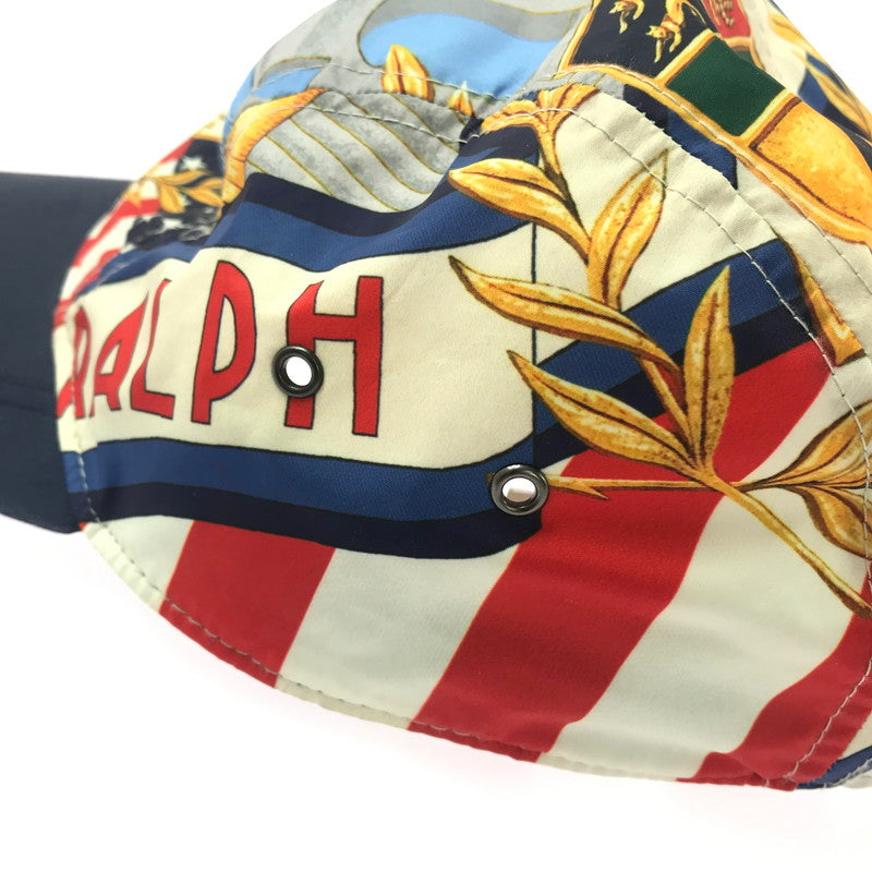 【中古品】【メンズ】 POLO RALPH LAUREN ポロ ラルフローレン CHARIOTS OF FIRE STUDIUM LONG BILL CAP 0200011557 ロング ビル キャップ 帽子 185-260607-na-09-tagh サイズ：ONE SIZE 59cm カラー：マルチカラー 万代Net店