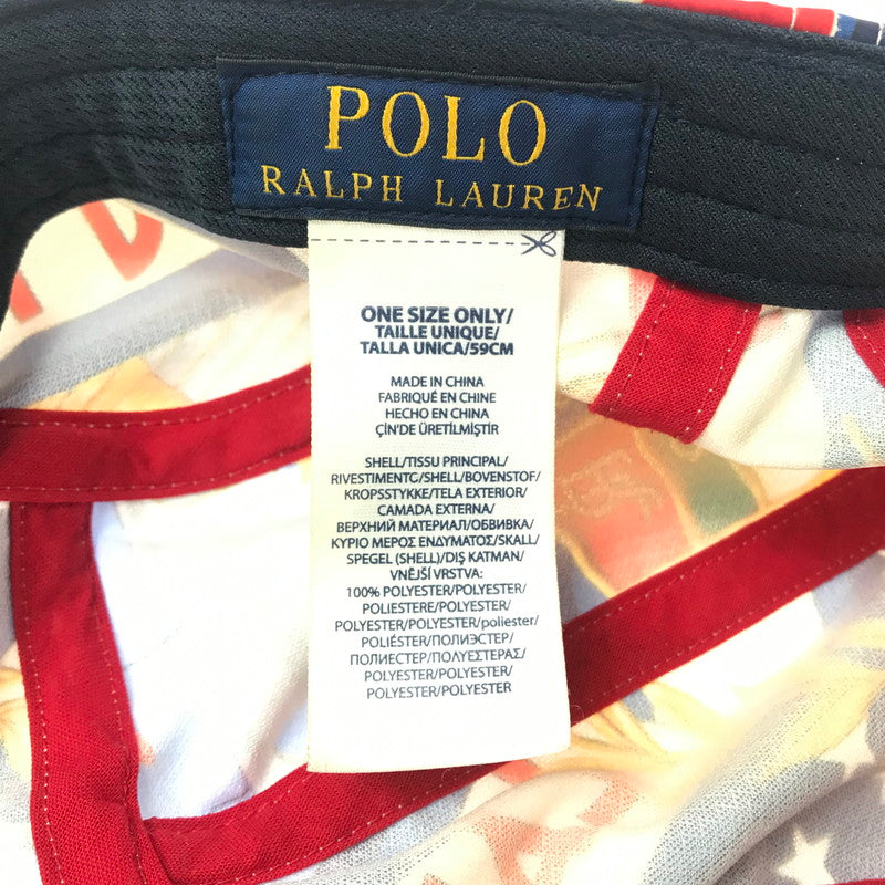 【中古品】【メンズ】 POLO RALPH LAUREN ポロ ラルフローレン CHARIOTS OF FIRE STUDIUM LONG BILL CAP 0200011557 ロング ビル キャップ 帽子 185-260607-na-09-tagh サイズ：ONE SIZE 59cm カラー：マルチカラー 万代Net店