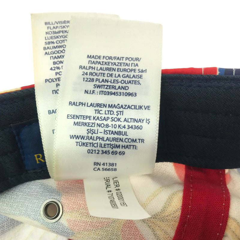 【中古品】【メンズ】 POLO RALPH LAUREN ポロ ラルフローレン CHARIOTS OF FIRE STUDIUM LONG BILL CAP 0200011557 ロング ビル キャップ 帽子 185-260607-na-09-tagh サイズ：ONE SIZE 59cm カラー：マルチカラー 万代Net店
